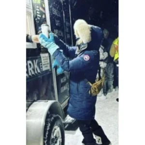 David Harbour Violent Night Santa Claus Coat