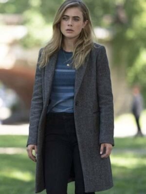 Manifest S04 Michaela Stone Grey Coat