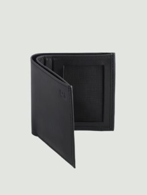 Bi-fold Black Leather Wallet