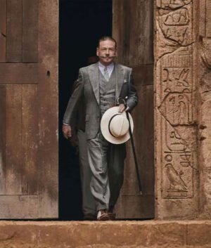 A Haunting in Venice Kenneth Branagh Plaid Blazer