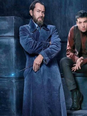 Albus Dumbledore Fantastic Beasts 2 Velvet Coat