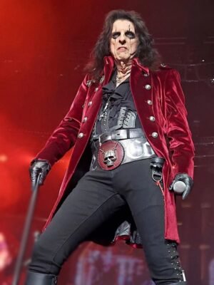 Alice Cooper Red Velvet Coat