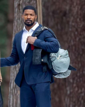 Jamie Foxx Back In Action Blue Blazer