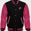 Barbie Pink and Black Varsity jacket
