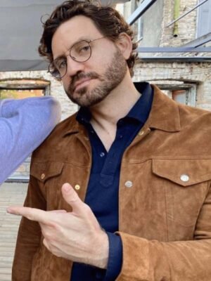 Borderlands 2024 Edgar Ram?rez Brown Jacket