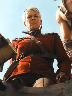 Borderland 2024 Jamie Lee Curtis Maroon Jacket
