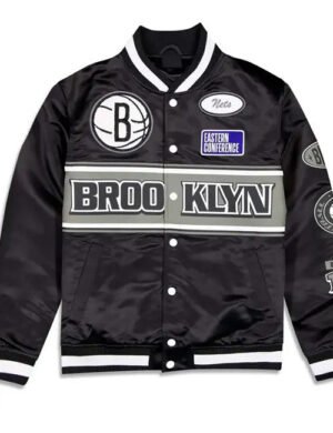 Brooklyn Nets Rally Drive 2024 Varsity Jacket