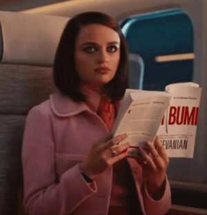 Joey King Bullet Train Pink Coat