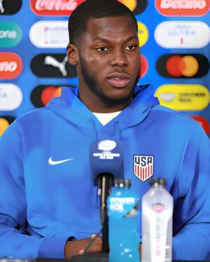 Copa America USA 2024 Yunus Musah Blue Hoodie