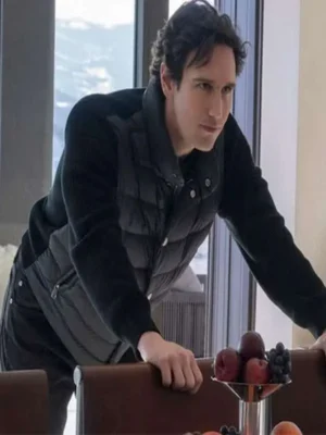 Mountainhead 2025 Cory Michael Smith Puffer Jacket