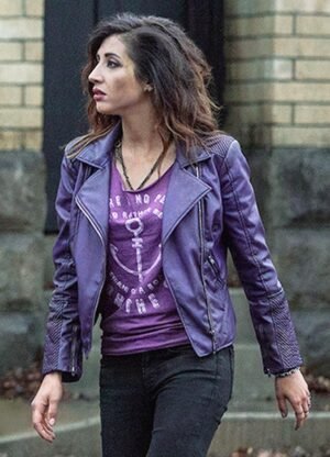 Ash VS Evil Dead Dana DeLorenzo Purple Jacket