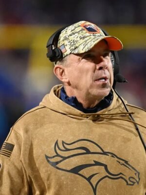 Patrick Sean Payton Denver Broncos Brown Hoodie