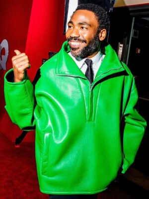 Donald Glover GQ’s Creativity Awards Leather Jacket