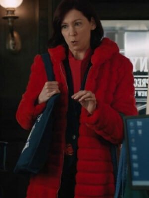 Elsbeth 2024 Carrie Preston Red Coat