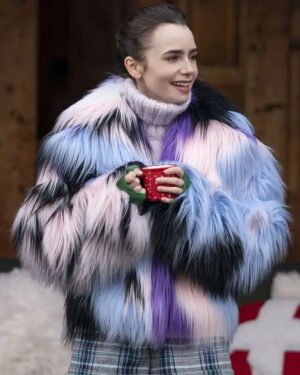 Emily Cooper Emily in Paris Season 04 Fur Coat