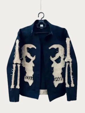 Ghost Rider Blue Denim Jacket