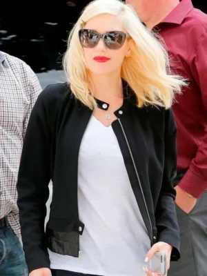 Gwen Stefani Black Cotton Jacket