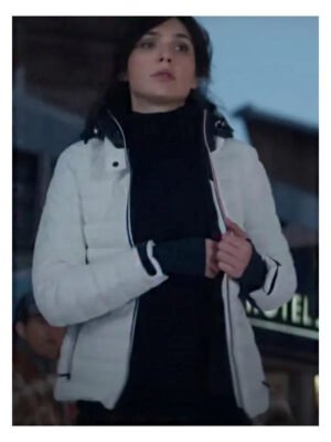 Heart of Stone 2023 Rachel Stone White Puffer Jacket