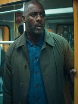 Hijack S02 Idris Elba Green Coat