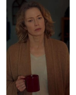 His Three Daughters 2024 Carrie Coon Shawl Cardigan Sweater