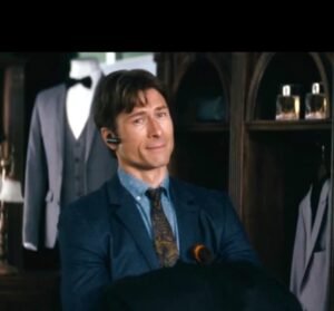 How to Make a Killing Glen Powell Blue Blazer