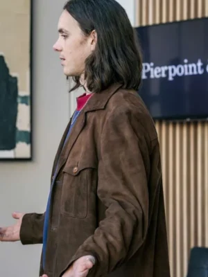 Industry Seb Oldroyd Brown Leather Jacket