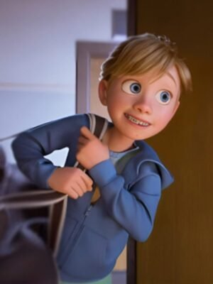 Inside Out 2 Riley Andersen Blue Hoodie