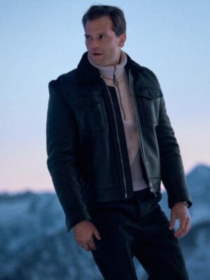 Heart of Stone 2023 Jamie Dornan Leather Jacket