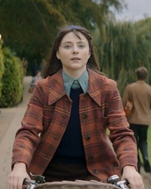 Joy 2024 Thomasin Mckenzie Plaid Jacket