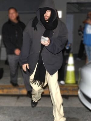 Justin Bieber Oversized Hooded Jacket