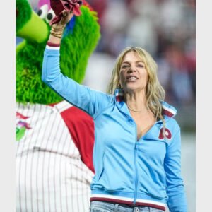 Kaitlin Olson Blue Varsity Jacket