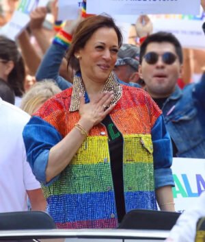 Kamala Harris Rainbow Jacket