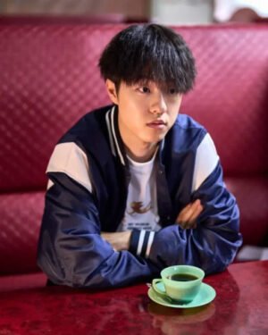 Kim Dong-hwi Troll Factory 2024 Blue Varsity Jacket