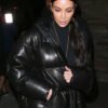 Kim Kardashian Black Puffer Jacket