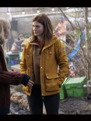 Kirsten Longacre Vigil Yellow Hooded Jacket