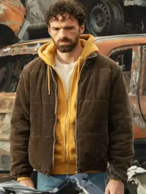 Last Bullet 2025 Alban Lenoir Brown Jacket