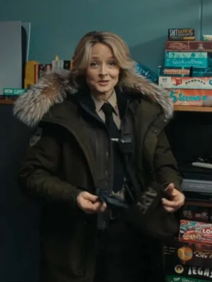 True Detective S04 Liz Danvers Green Parka Jacket