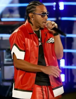 Ludacris DTP Red Leather Shirt