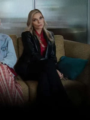 Margo’s Got Money Troubles Michelle Pfeiffer Leather Blazer