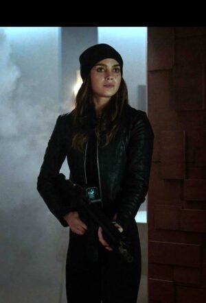 Melissa Barrera The Copenhagen Test Black Jacket