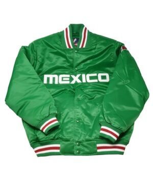 Mexico Green Satin Jacket