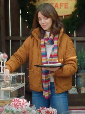 Michelle Morgan Jingle Bell Love 2024 Brown Jacket