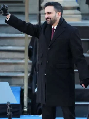 Zohran Mamdani NYC Ceremonial Inauguration Wool Coat