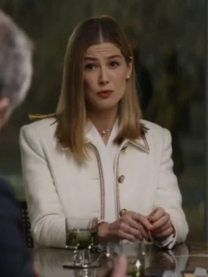 Rosamund Pike Now You See Me 3 White Wool Coat