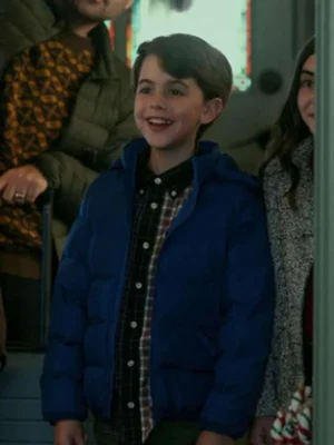 Oh What Fun Drake Shehan Blue Puffer Jacket