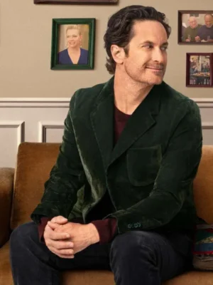Oliver Hudson A Merry Little Ex-Mas Green Blazer