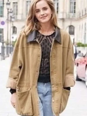 Emma Watson 2025 Brown Jacket