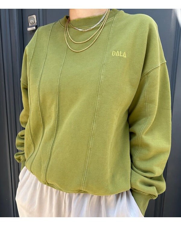 Queenie-2024-Dionne-Brown-Green-Panel-Crewneck-Sweatshirt.jpg