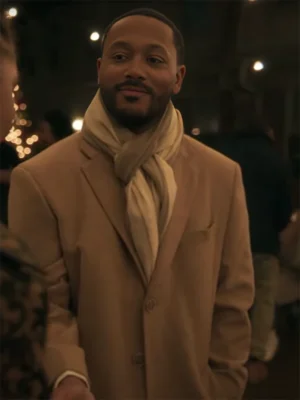 Ralphy Lopez Brewster’s Millions Christmas Brown Coat