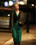 Renée Zellweger Bridget Jones: Mad About The Boy 2025 Grey Coat